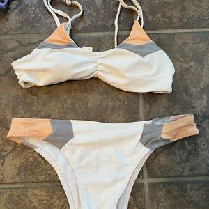 White swimsuit